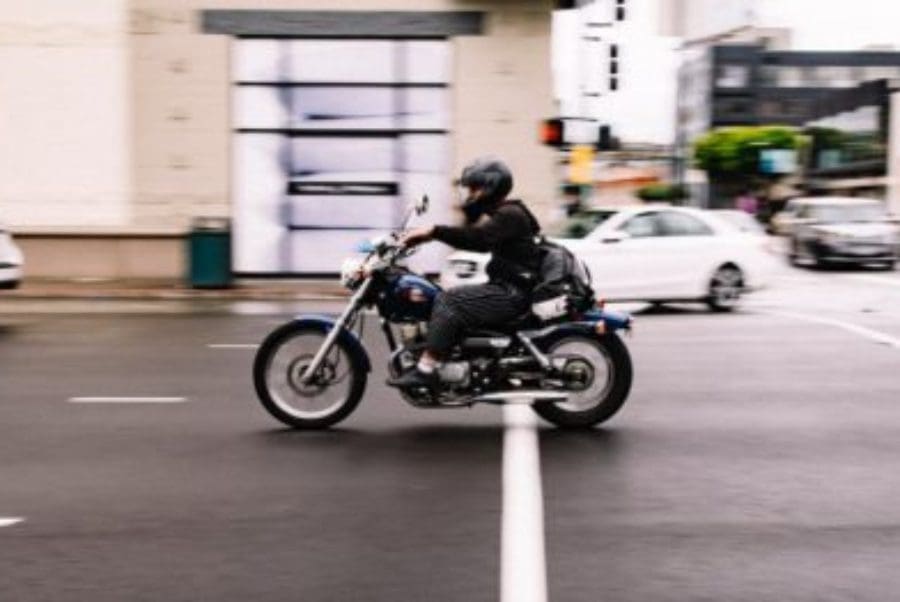 speeding bike