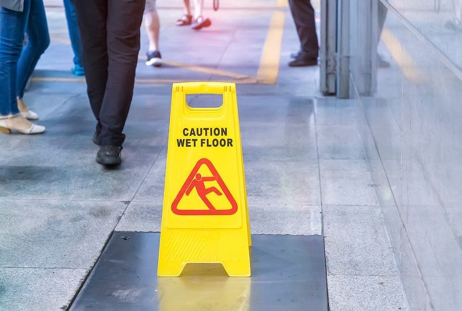wet floor caution