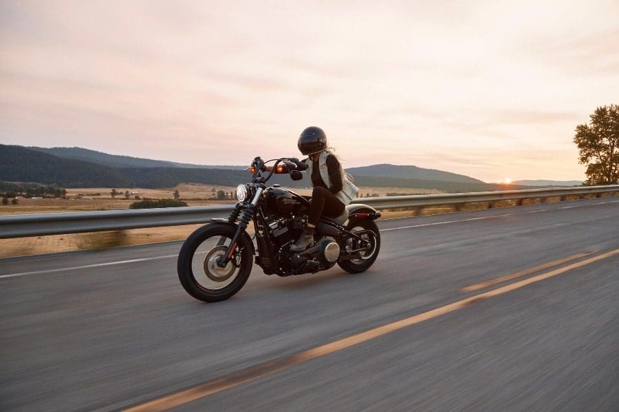 woman biker