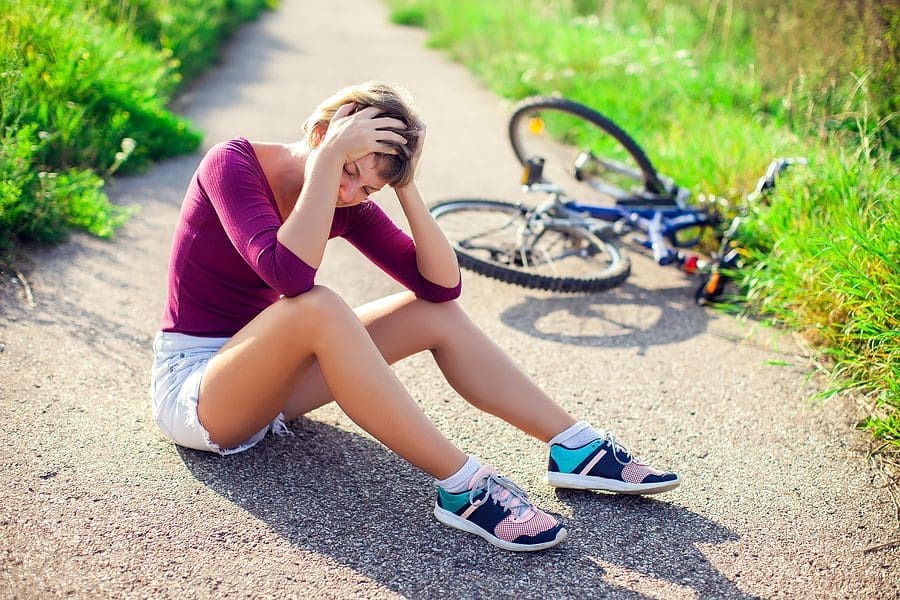Woman With Head Injury