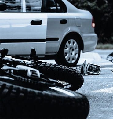 car vs bike accident