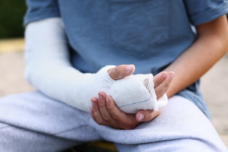 A Child's Arm Is Broken
