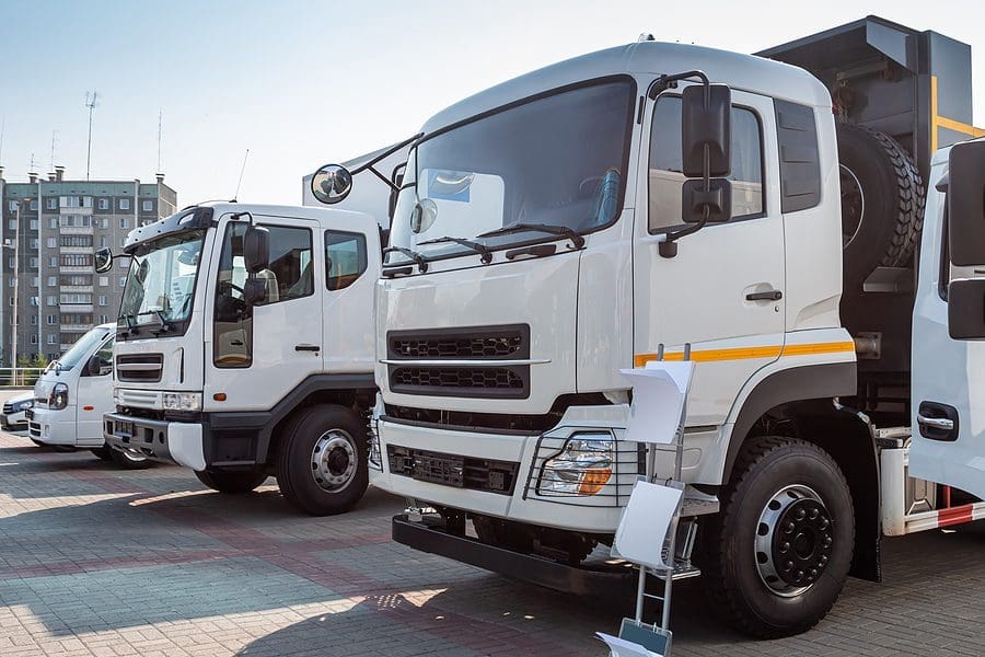White Modern Truck